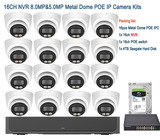 16CH AI ColorVu 8MP & 5MP POE IP Camera NVR Kit  SE-16KITRD5